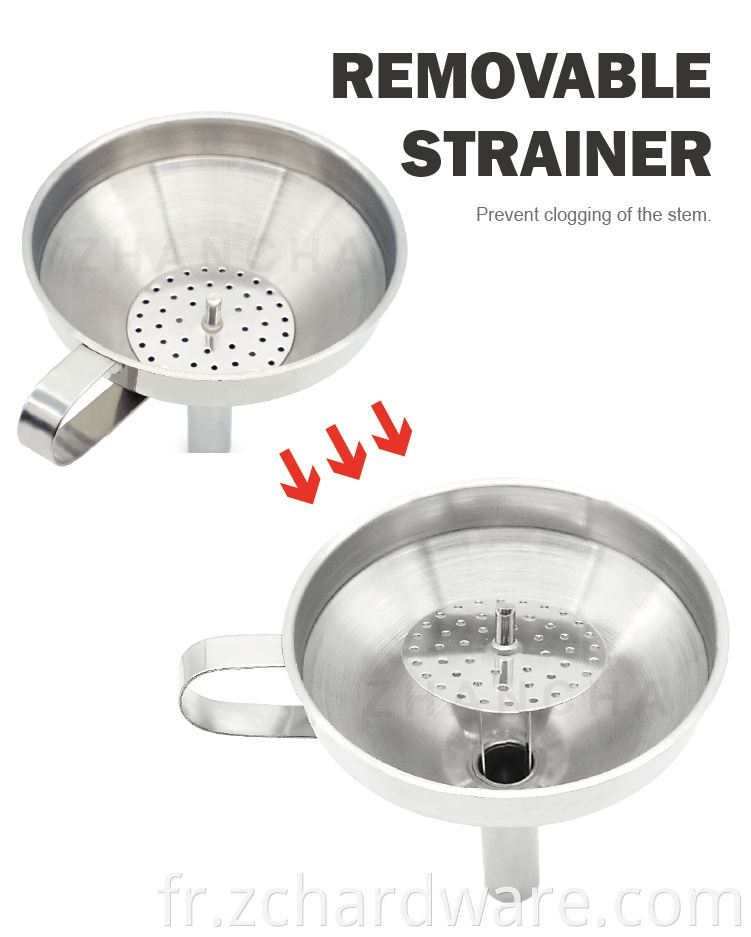 Funnels Set With Removable Filter